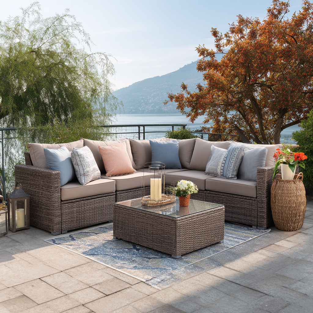 Harbor 5-Piece Outdoor Sectional Set