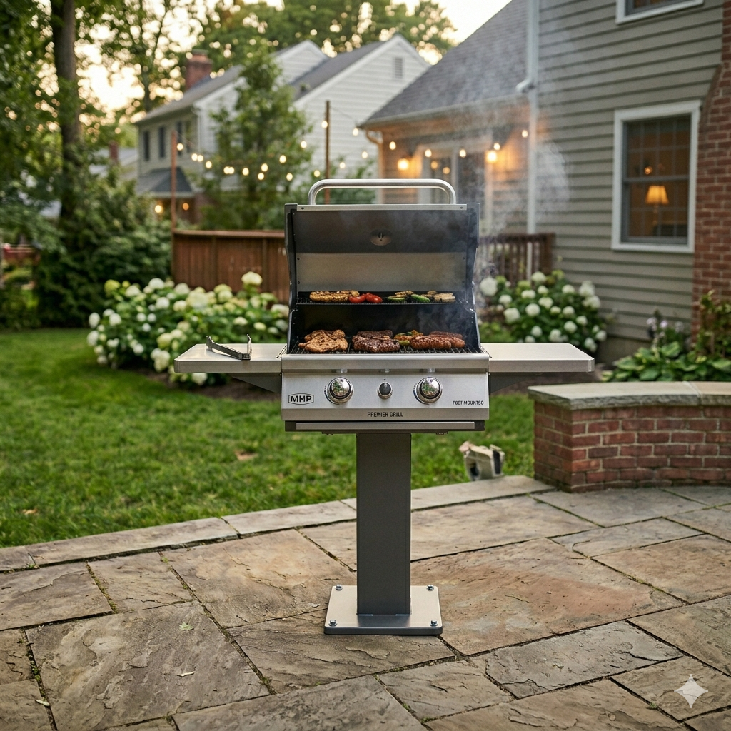Apex Hearth Pedestal Gas Grill Collection